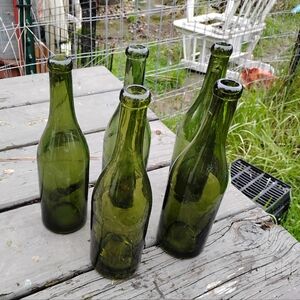 Vintage wine bottles